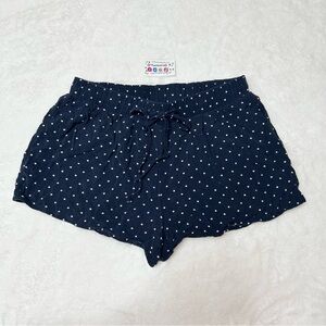 Forever 21 Dark Blue Polka Dot Shorts